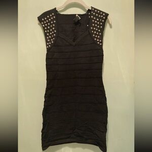 Black Studded Dress